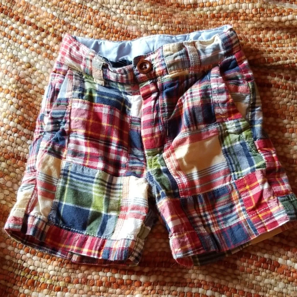 Baby gap 12 18 month plaid shorts boys‎